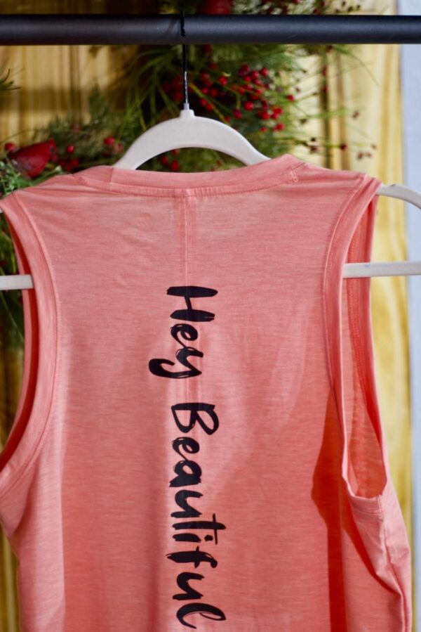 Hey Beautiful Do It Athletic Graphic Tank - Image 4