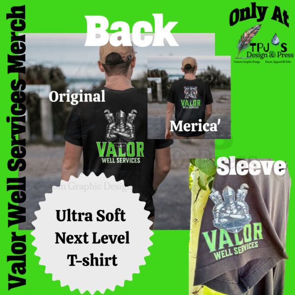 Valor Well Services T-shirt-Comfort Meets Style