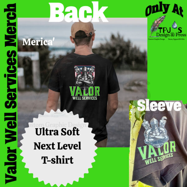 Valor Well Services T-shirt-Comfort Meets Style - Image 3